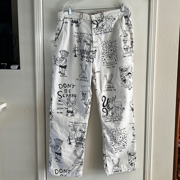 Vans Pants Vans Daniel Johnston Colab Mens Loose Fit Chinos Poshmark